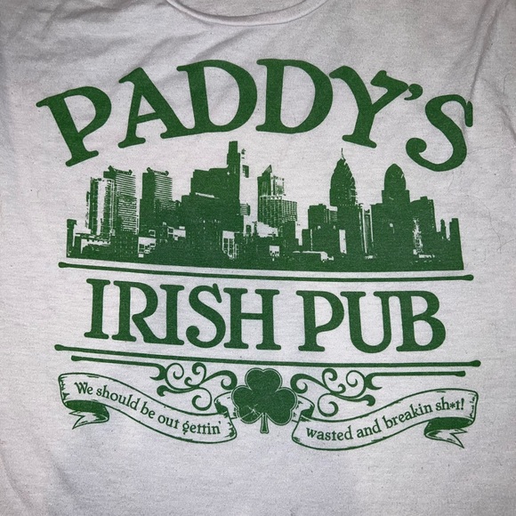 Paddy’s Pub It’s Always Sunny in Philadelphia White T Size L - Picture 2 of 3